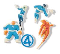 Crocs Marvel Fantastic 4 5 Pack, Encantos para Zapatos Unisex Adulto, Multicolor, Talla única