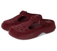 Crocs Mary Jane - Zuecos clásicos de Terciopelo Unisex para Adultos, Color Remolacha, Talla 40 para Hombre y Mujer