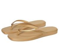 Crocs Miami Metallic Flip, Chanclas Mujer, Dorado, 34/35 EU
