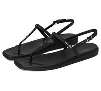 Crocs Miami Studded Thong Flip, Chanclas Mujer, Negro, 42/43 EU