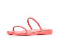 Crocs Miami Two Strap Sandal, Sandalias Planas Mujer, Guava, 38 EU