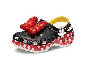 Crocs Minnie Mouse Classic Platform Clog 38-39 EU White