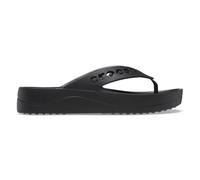 Crocs Mujer Baya Platform Flip Chancla de dedo, Black, 39/40 EU