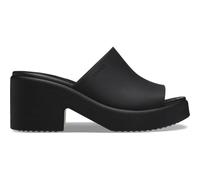 Crocs Mujer Brooklyn Slide Heel Sandalia, Black, 38/39 EU