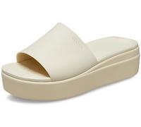 Crocs Mujer Brooklyn Slide Sin cordones, Bone, 39/40 EU