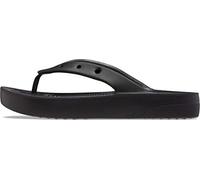 Crocs Classic Platform Flip W, Chanclas Mujer, Negro (Black), 42/43 EU