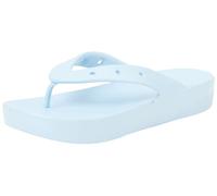 Crocs Mujer Classic Platform Flip W Chancla de dedo, Blue Calcite, 38/39 EU