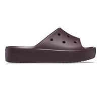 Crocs Mujer Classic Platform Slide Sin cordones, Dark Cherry, 41/42 EU