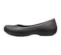 Crocs Crocs At Work Flat W Bailarinas con punta cerrada Mujer,Negro,33/34 EU