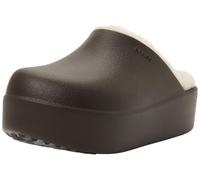 Crocs,Mujer,Dylan Platform Lined Clog,Espresso/Arenisca,41-42