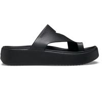 Crocs Mujer Getaway Platform Toe Loop Sandalia, Black, 41/42 EU