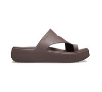 Crocs Mujer Getaway Platform Toe Loop Sandalia, Truffle, 34/35 EU