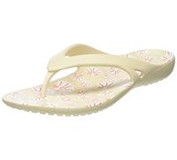 Crocs Mujer Kadee II Graphic Flip W Chancla de dedo, Winter White/Multi, 39/40 EU