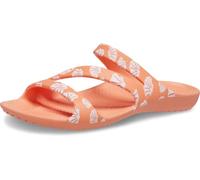 Crocs Mujer Kadee II Graphic Sandal W Sandalia, Papaya/Multi, 42/43 EU