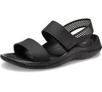 Crocs Sandalia unisex LiteRide 360 W con zueco, negro, 4 UK, Black, 37-38 EU