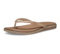 Crocs,Mujer,Miami Jelly Round Toe Flip,Gelatina de chocolate con leche,39-40