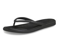 Crocs Mujer Miami Matte Round Toe Flip Tongues, Negro, 34 EU