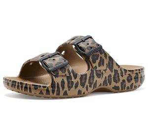 Crocs,Mujer,Saturday Animal Sandal W,Sepia/Leopardo,42-43
