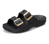 Crocs,Mujer,Saturday Metallic Buckle Sandal W,Negro,42-43
