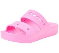 Crocs Mujer Via Platform Sandal Sandalia, Electric Pink, 39/40 EU