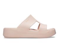 CROCS Mules de plataforma Getaway. Color cuarzo