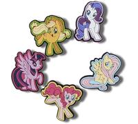 Crocs - My Little Pony 5 Pack, Encantos para zapatos Unisexo, Multicolor,