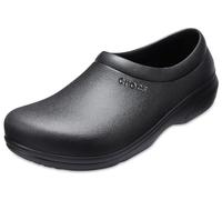 Crocs - On The Clock Work Slipon, Mocasines Unisex Adulto, Negro (Black), 46/47 EU