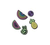 Crocs Paquete de 5 dijes LED Fun unisex para zapatos, talla única, Diversión LED, Talla única