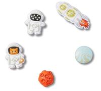 Crocs Paquete de 5 dijes unisex de astronauta para zapatos, multicolor, talla única, multicolor, Talla única