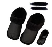 Crocs - Plantillas de repuesto, forro de piel esponjosa Crocs, forros Crocs, insertos de cocodrilo esponjosos, forro de zuecos de invierno con fundas de encaje, forro de plantilla de felpa corta
