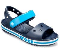 Crocs Sandalias Bayaband unisex para niños, Azul marino, 7 Toddler