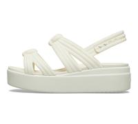 Crocs Sandalias Brooklyn de cuña baja, para mujer, 9