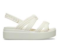 Crocs Sandalias Brooklyn de cuña baja, para mujer, 10