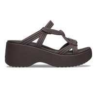 Crocs Brooklyn Knot Sky - Sandalias para mujer, color espresso, talla 7 para mujer