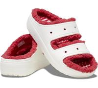 Crocs Sandalias clásicas Cozzzy, Blanco/estampado navideño, 11 Women/9 Men
