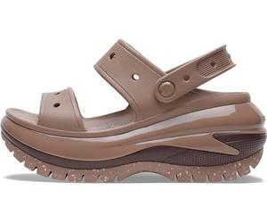 Crocs Sandalias clásicas Mega Crush Unisex para Adultos | Sandalias de Plataforma, Café (Latte), 7 Women/5 Men