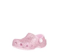 Crocs Zuecos clásicos Gruesos con Purpurina, Color Leche Rosa, Talla 4 para niños, Leche Rosa, 4 UK Child