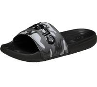 Crocs Sandalias de camuflaje para hombre, color negro/gris, talla 40, negro, gris, 12 UK