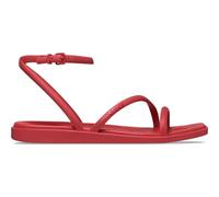Crocs Sandalias Miami con correa al tobillo para mujer, color rojo corte, 3 UK para mujer