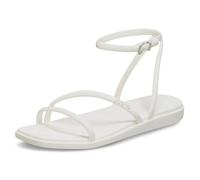 Crocs Sandalias planas Miami con correa al tobillo para mujer, tiza, talla 7, Tiza., 39/40 EU