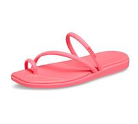 Crocs Sandalias planas Miami Toe Loop para mujer, Guayaba, 3 UK, Guava, 34/35 EU