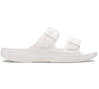 Crocs Sandalias Saturday para mujer, color blanco, talla 5 para mujer