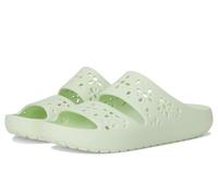Crocs Sandalias unisex clásicas con corte floral, Verde 1, 36/37 EU