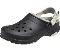 Crocs Sandalias Unisex para Adultos All Terrain Lined Clog, Negro, 45/46 EU