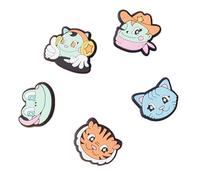 Crocs Shoe Charm 5-Pack | Personalize with Jibbitz for, Amuleto de Zapatos Unisexo, Kawaii Cartoons, Talla única