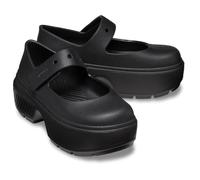 Crocs Stomp Janes, Zapatos Planos Mary Jane Unisex Adulto, Negro/Negro, 38 EU