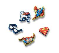 Crocs Superman - Paquete de 5 dijes unisex para zapatos, multicolor, talla única, multicolor, Talla única
