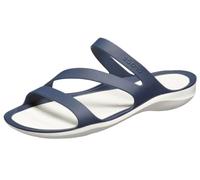 Crocs Swiftwater Sandal W, Sandalias Mujer, Navy White, 38/39 EU