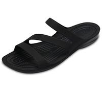 Crocs Swiftwater Sandal W, Sandalias Mujer, Negro, 37/38 EU