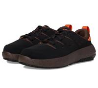Crocs Tenis de trabajo On The Clock para hombre, zapatos antideslizantes, Negro/café, 46-47 EU